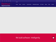 Tablet Screenshot of liemur.com